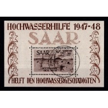 1948 SAAR - Miniark - AFA 262 - Stemplet